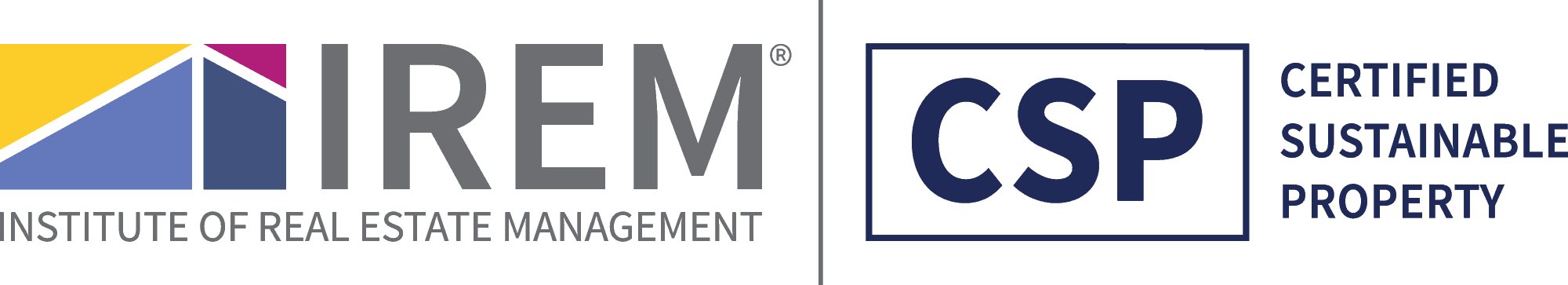IREM CSP horizontal logo lockup