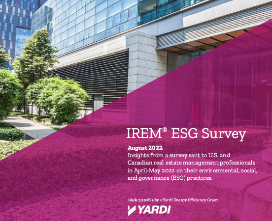 ESG Survey report cover