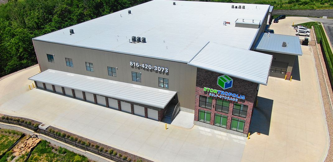 Overhead shot of Stortropolis in Brighton  Missouri