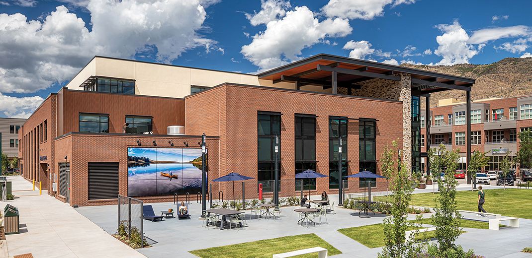 View of outdoor space next to building